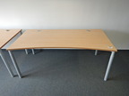 Schreibtisch, 180x80cm, braun Schreibtisch, 180x80cm, braun