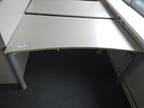 Bene Schreibtisch, grau, 160x80cm Bene Schreibtisch, grau, 160x80cm