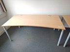 Schreibtisch, 180x80cm, braun Schreibtisch, 180x80cm, braun