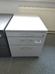 Rollcontainer, silber, 48x58x43cm, mit Schlüssel Rollcontainer, silber, 48x58x43cm, mit Schlüssel