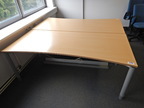Schreibtisch, 200x80cm, braun Schreibtisch, 200x80cm, braun