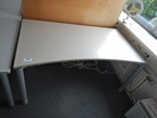 Bene Schreibtisch, grau, 160x80cm Bene Schreibtisch, grau, 160x80cm