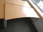 Schreibtisch, 180x80cm, braun Schreibtisch, 180x80cm, braun