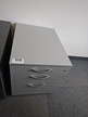 Rollcontainer, silber, 48x58x43cm, mit Schlüssel Rollcontainer, silber, 48x58x43cm, mit Schlüssel