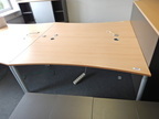 Schreibtisch, 180x80cm, braun Schreibtisch, 180x80cm, braun