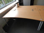 Schreibtisch, 180x80cm, braun Schreibtisch, 180x80cm, braun