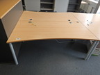 Schreibtisch, 180x80cm, braun Schreibtisch, 180x80cm, braun