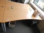 Schreibtisch, 180x80cm, braun Schreibtisch, 180x80cm, braun