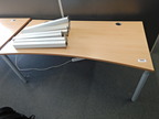 Schreibtisch, 180x80cm, braun Schreibtisch, 180x80cm, braun