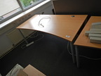 Schreibtisch, 180x80cm, braun Schreibtisch, 180x80cm, braun
