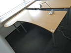 Schreibtisch mit Anbautisch, 160x80cm und 60x140cm Schreibtisch mit Anbautisch, 160x80cm und 60x140cm