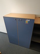 Bene Schrank mit Doppeltüren, 90x45x122cm, Fronten blau Bene Schrank mit Doppeltüren, 90x45x122cm, Fronten blau