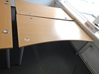 Schreibtisch, 180x80cm, braun Schreibtisch, 180x80cm, braun