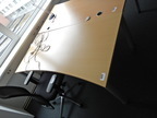 Schreibtisch, 180x80cm, braun Schreibtisch, 180x80cm, braun