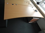 Schreibtisch, 180x80cm, braun Schreibtisch, 180x80cm, braun