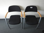 2 Stk. Besucherstühle 2 Stk. Besucherstühle