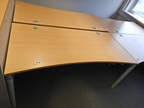 Schreibtisch, 180x80cm, braun Schreibtisch, 180x80cm, braun