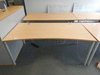 Schreibtisch, 180x80cm, braun Schreibtisch, 180x80cm, braun