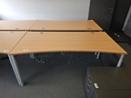Schreibtisch, 180x80cm, braun Schreibtisch, 180x80cm, braun