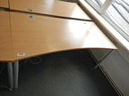 Schreibtisch, 180x80cm, braun Schreibtisch, 180x80cm, braun