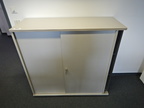 Aktenschrank, 120x110cm, hellgrau, 3 Ordner hoch Aktenschrank, 120x110cm, hellgrau, 3 Ordner hoch