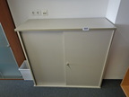 Aktenschrank, 120x110cm, hellgrau, 3 Ordner hoch Aktenschrank, 120x110cm, hellgrau, 3 Ordner hoch