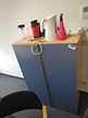 Bene Schrank mit Doppeltüren, 90x45x122cm, Fronten blau Bene Schrank mit Doppeltüren, 90x45x122cm, Fronten blau
