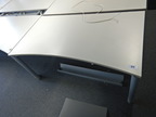 Bene Schreibtisch, grau, 160x80cm Bene Schreibtisch, grau, 160x80cm
