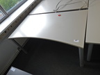 Bene Schreibtisch, grau, 160x80cm Bene Schreibtisch, grau, 160x80cm