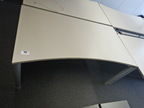 Bene Schreibtisch, grau, 160x80cm Bene Schreibtisch, grau, 160x80cm