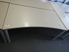 Bene Schreibtisch, grau, 160x80cm Bene Schreibtisch, grau, 160x80cm