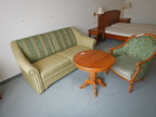 SELVA Sitzbankgruppe bestehend aus einem Sofa 88x185cm, 1 Stuhl und Beistelltisch DM 70cm, Höhe 66cm SELVA Sitzbankgruppe bestehend aus einem Sofa 88x185cm, 1 Stuhl und Beistelltisch DM 70cm, Höhe 66cm
