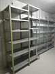 ca. 8 lfm Schraubregalanlage mit Fachböden, Größe 150/230 ca. 8 lfm Schraubregalanlage mit Fachböden, Größe 150/230