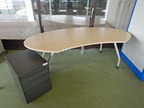 Schreibtisch ca. 200x100 cm Ahorn Schreibtisch ca. 200x100 cm Ahorn