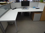 Schreibtisch Winkelkombination, 295x200x80cm, Anbau ca. 80x60cm Schreibtisch Winkelkombination, 295x200x80cm, Anbau ca. 80x60cm