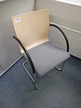 4 Stk. Besprechungsstühle, Holz/Stoff 4 Stk. Besprechungsstühle, Holz/Stoff