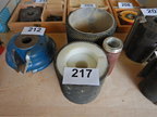 3 Stk. Köpfe für Schleifhülsen, DM 45mm, 125mm, 150mm 3 Stk. Köpfe für Schleifhülsen, DM 45mm, 125mm, 150mm