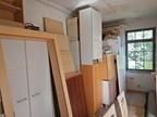 kompletter Rauminhalt bestehend aus Küchenmodulen, Schreibtisch, Zargen, etc. kompletter Rauminhalt bestehend aus Küchenmodulen, Schreibtisch, Zargen, etc.