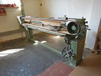 Langzauner Bandschleifmaschine, 6-1240, Typ LZG, Tischgröße 2500x80cm, Tisch verschiebbar Langzauner Bandschleifmaschine, 6-1240, Typ LZG, Tischgröße 2500x80cm, Tisch verschiebbar