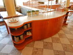Buffet - Anrichte, ca. 333x75x85cm, 4türig, links und rechts mit Ablageregal Buffet - Anrichte, ca. 333x75x85cm, 4türig, links und rechts mit Ablageregal