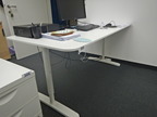 Schreibtischmodul ca. 160x80 cm weiss Schreibtischmodul ca. 160x80 cm weiss