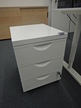 Rollcontainer mit Auszugsladen ca. 41x51x71 cm weiss Rollcontainer mit Auszugsladen ca. 41x51x71 cm weiss