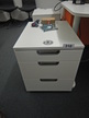 Rollcontainer mit Auszugsladen ca. 41x51x71 cm weiss Rollcontainer mit Auszugsladen ca. 41x51x71 cm weiss