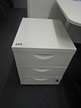 Rollcontainer mit Auszugsladen ca. 41x51x71 cm weiss Rollcontainer mit Auszugsladen ca. 41x51x71 cm weiss