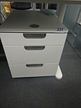Rollcontainer mit Auszugsladen ca. 41x51x71 cm weiss Rollcontainer mit Auszugsladen ca. 41x51x71 cm weiss