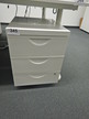 Rollcontainer mit Auszugsladen ca. 41x51x71 cm weiss Rollcontainer mit Auszugsladen ca. 41x51x71 cm weiss