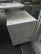 Rollcontainer mit Auszugsladen ca. 41x51x71 cm weiss Rollcontainer mit Auszugsladen ca. 41x51x71 cm weiss