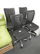 2 Stück Bürodrehstühle ohne Armlehne schwarz 2 Stück Bürodrehstühle ohne Armlehne schwarz