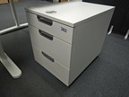 Rollcontainer mit Auszugsladen ca. 41x51x71 cm weiss Rollcontainer mit Auszugsladen ca. 41x51x71 cm weiss