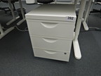 Rollcontainer mit Auszugsladen ca. 41x51x71 cm weiss Rollcontainer mit Auszugsladen ca. 41x51x71 cm weiss
